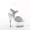 Pleaser - ADORE708NRS Sandale à bride à la cheville, Pole dance chaussures - Transparent/Transparent Product image